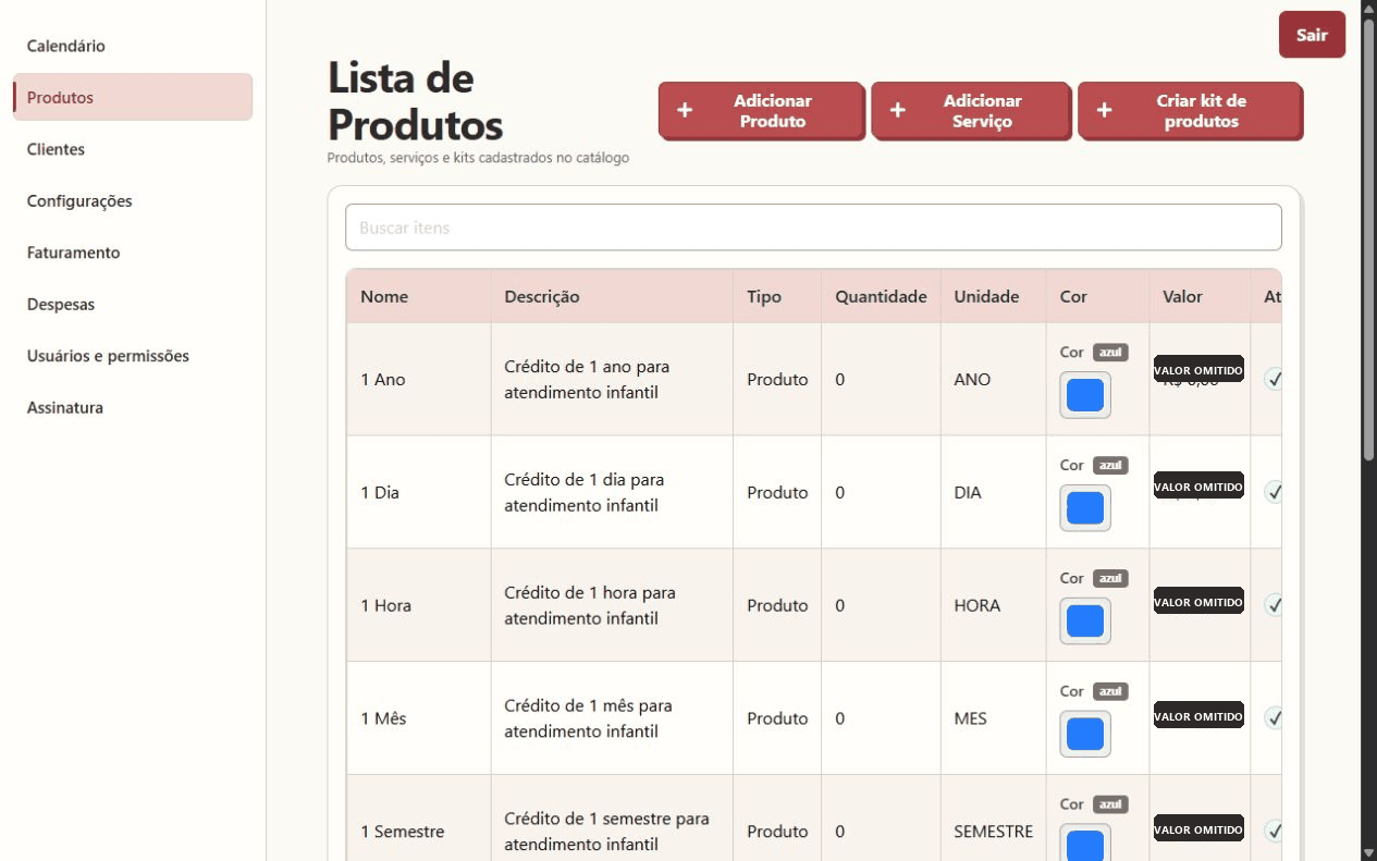 Sequência real mostrando catálogo, disponibilidade e despesas no Agenda Festas, com valores cobertos.